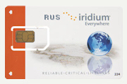 Российская Iridium SIM карта (Ваучер оплаты Iridium RUS 600)