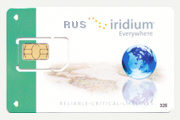 Российская Iridium SIM карта (Ваучер оплаты Iridium RUS 30 дней)
