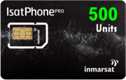 Карта пополнения баланса IsatPhone номиналом 500 единиц
