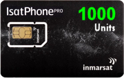 Карта пополнения баланса IsatPhone номиналом 1000 единиц